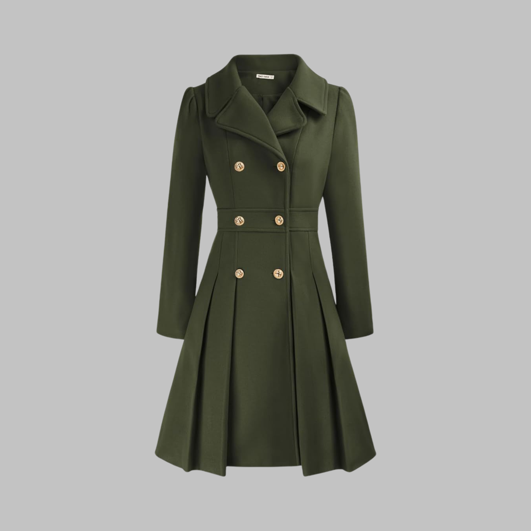 Amelia - Elegant Long Sleeve Coat