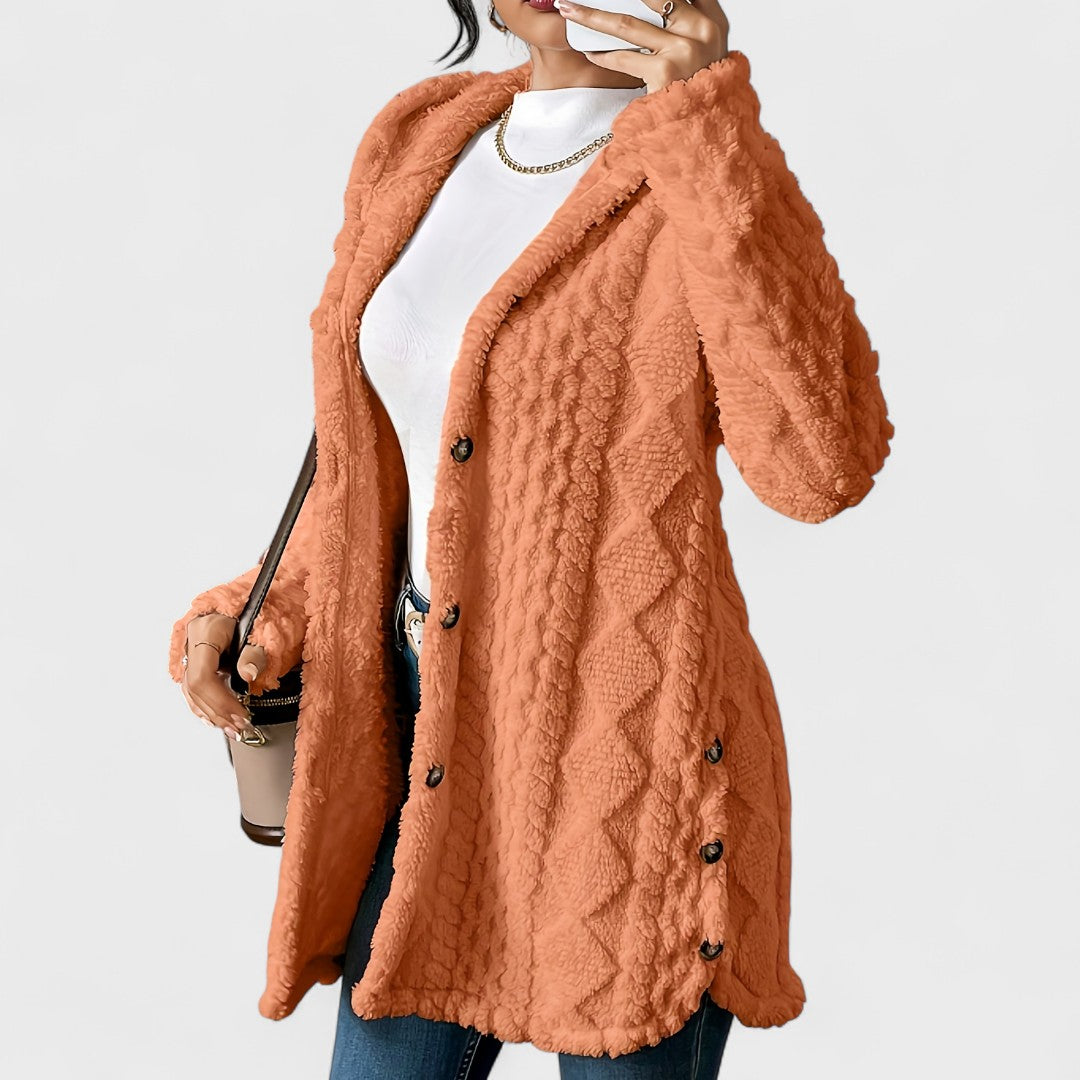 Katerina - Warm Hooded Cardigan