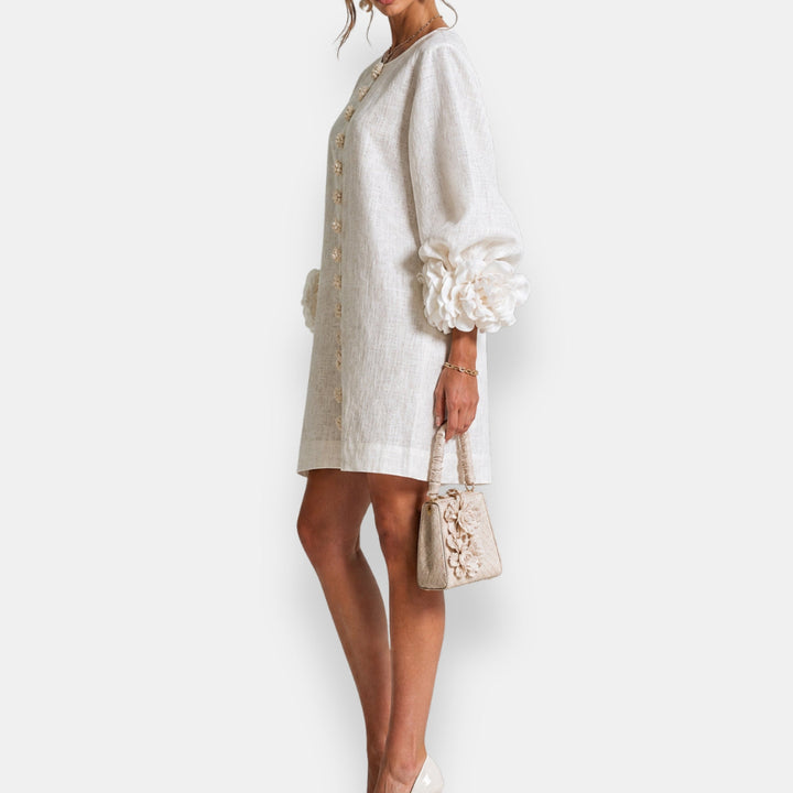 Marcelle | Floral Relief Dress