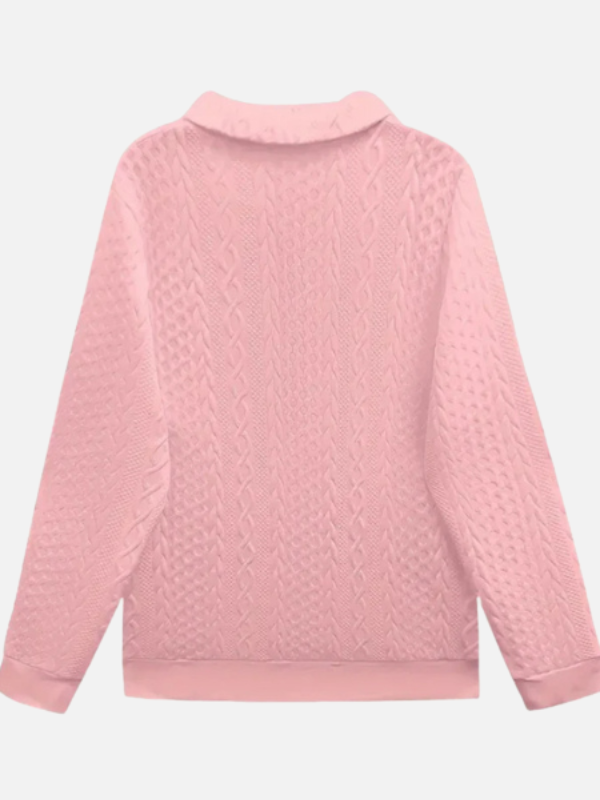 Ida | Half-Zip Cable Knit Jumper