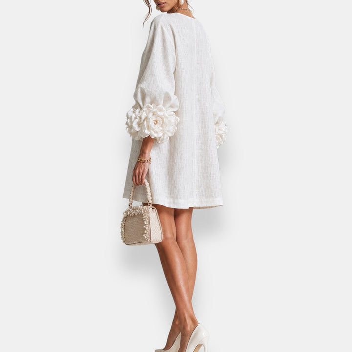 Marcelle | Floral Relief Dress