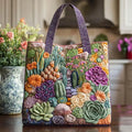 Succulent Tote Bag - Padded