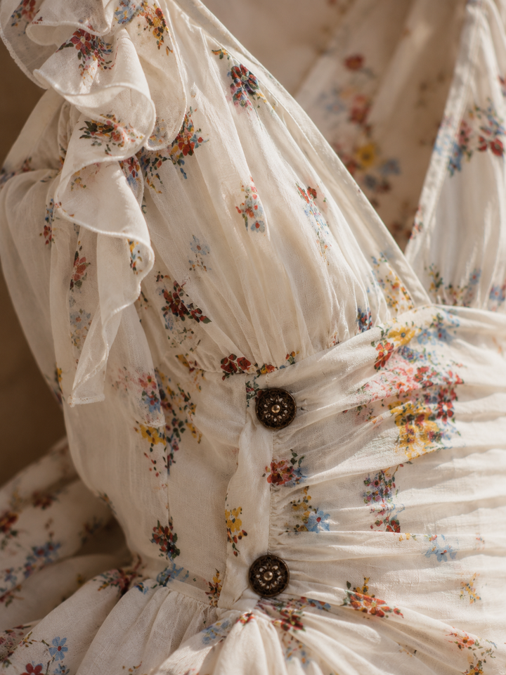 Claire - Mini Retro Floral Dress