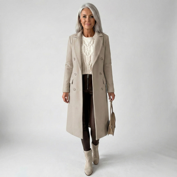 Hazel - Elegant Longline Coat