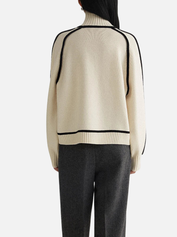 Ida | Roll Neck Jumper in Soft Fine Knit