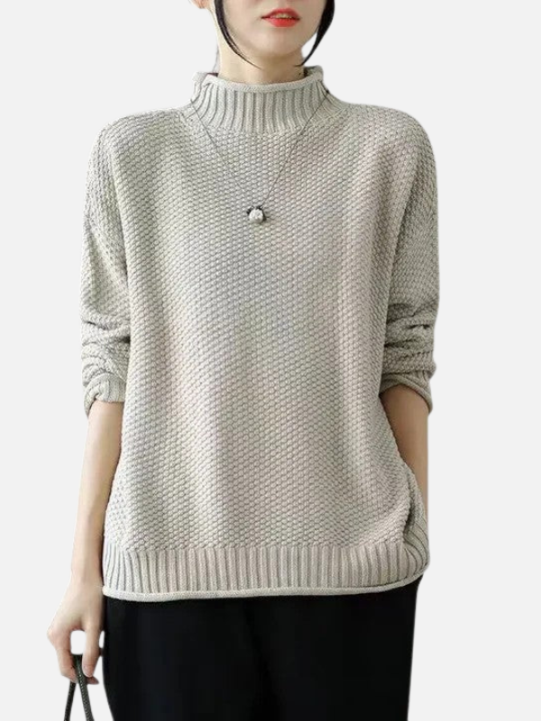 Karen | Roll Neck Jumper in Soft Chunky Knit