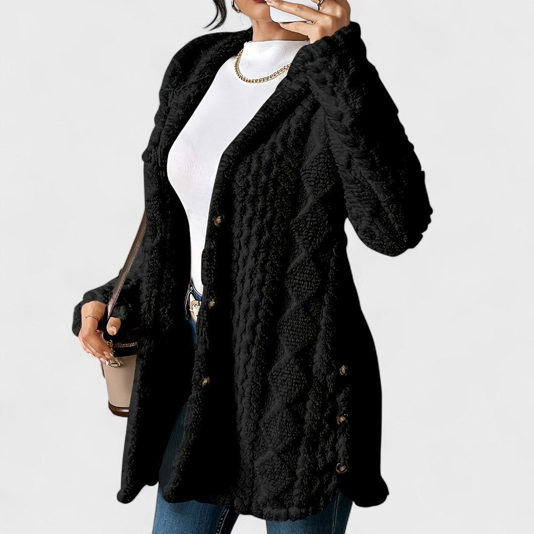 Katerina - Warm Hooded Cardigan