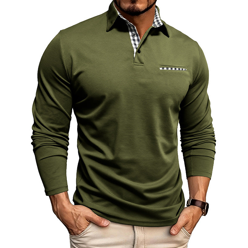 William Premium Long Sleeve Polo