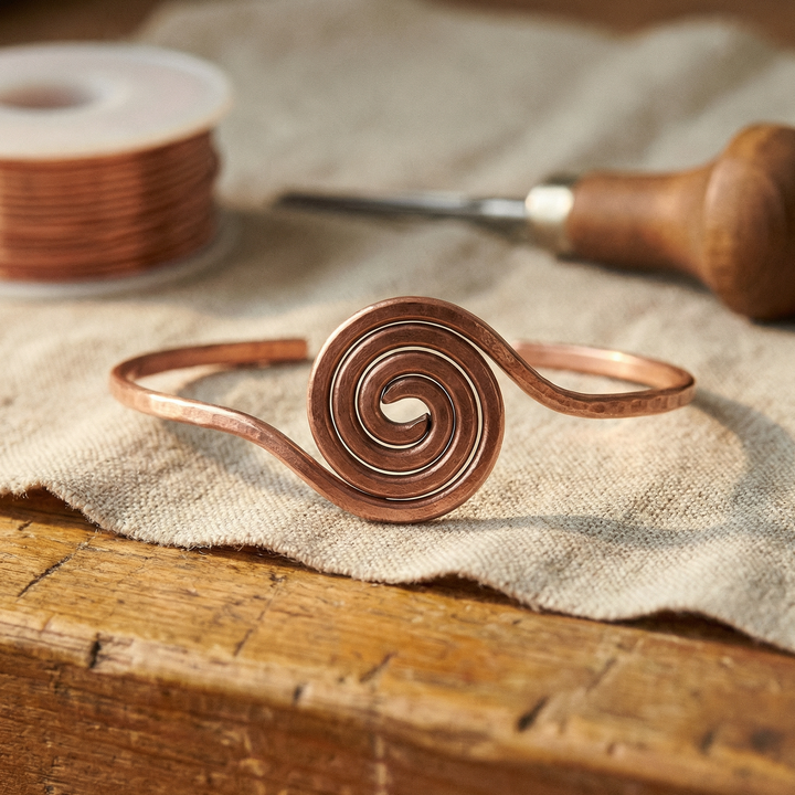 Cable Copper Ankle Band