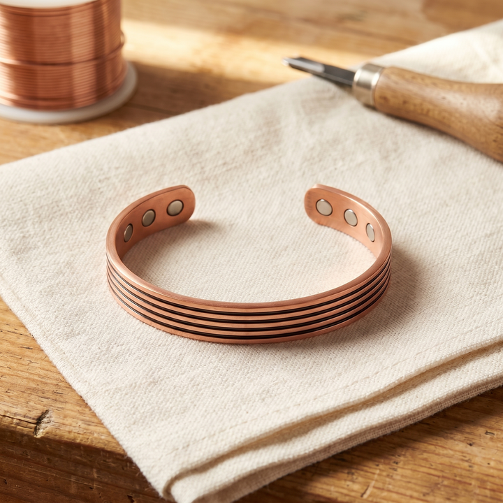 Earrings Sage Copper