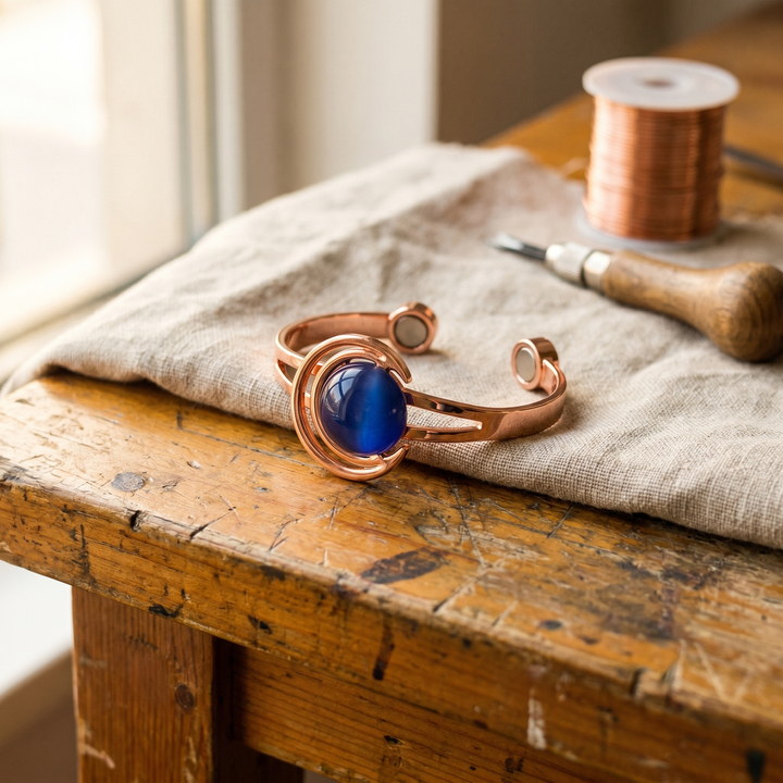 Globe Brass Bracelet