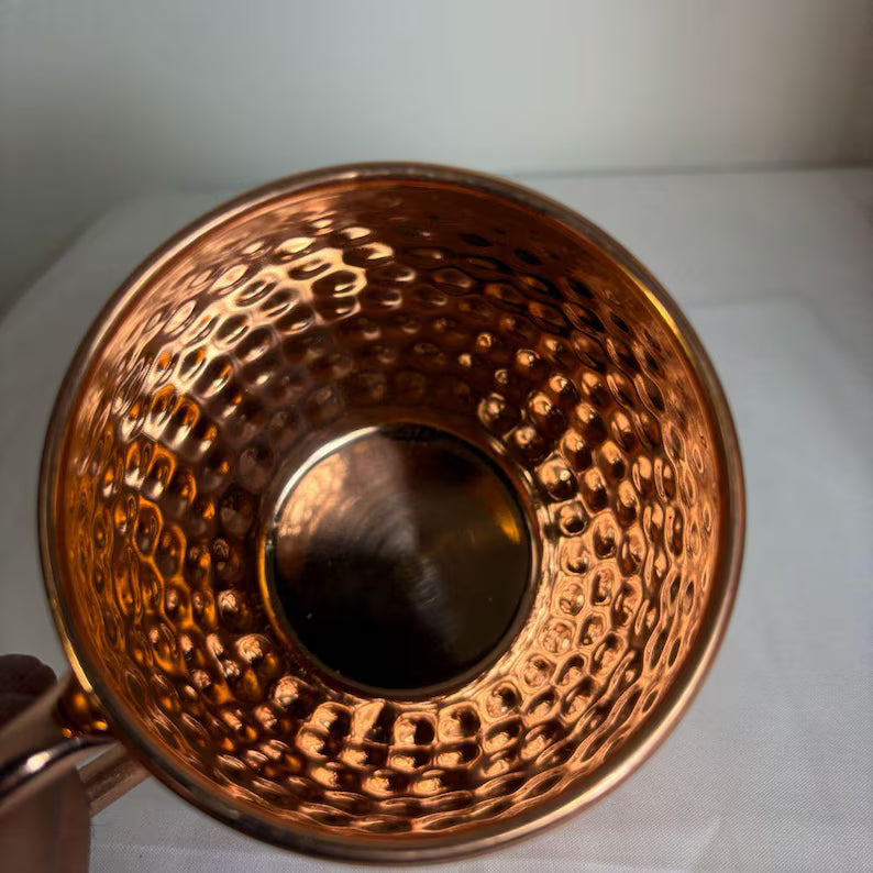 440 ml Hammered Copper Mug