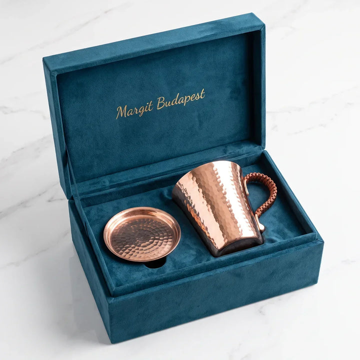 Hand-Hammered Copper Mug